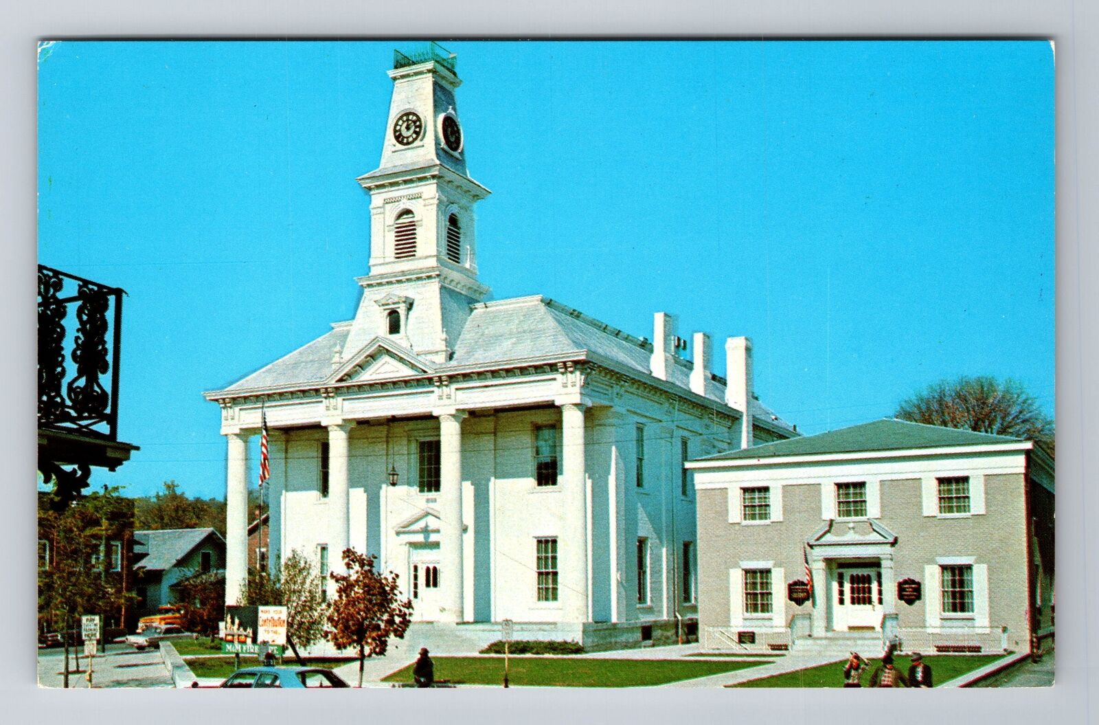 McConnelsville OH-Ohio, Morgan County Courthouse, Antique, Vintage Postcard