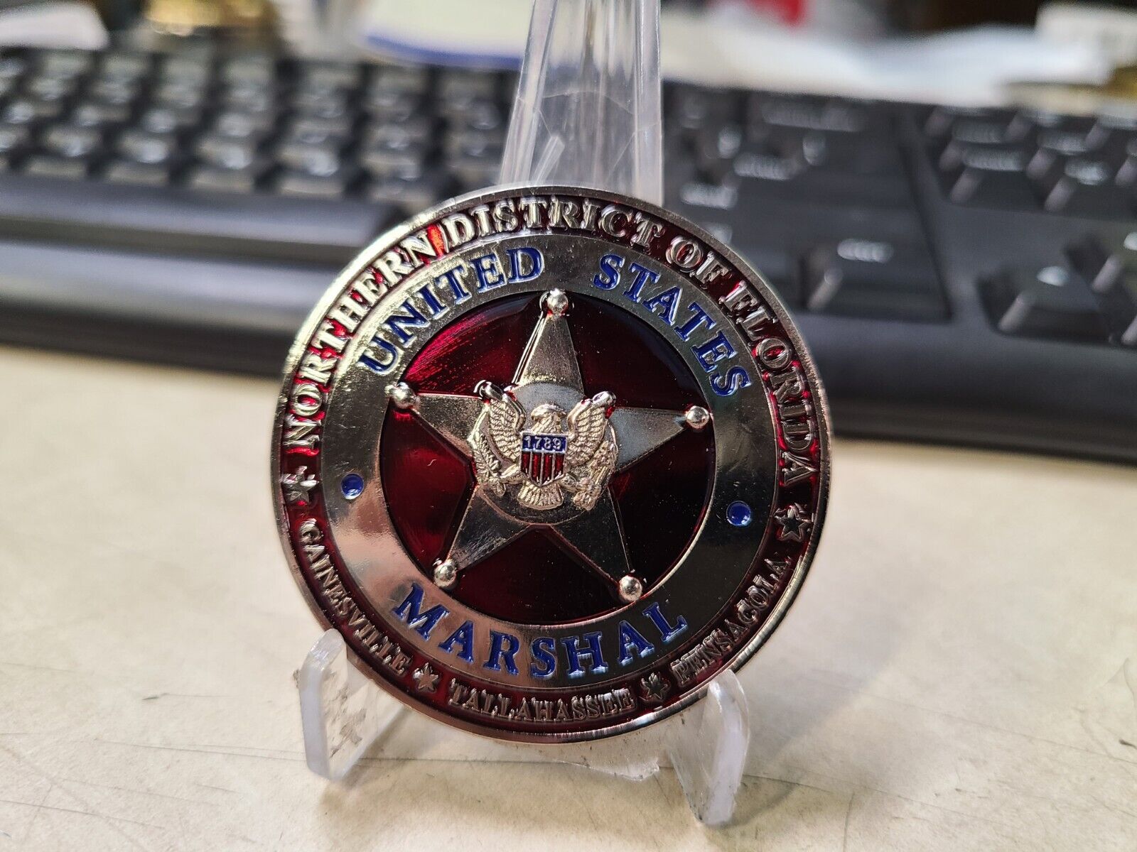Northern District Of Florida United States Marshal Challenge Coin