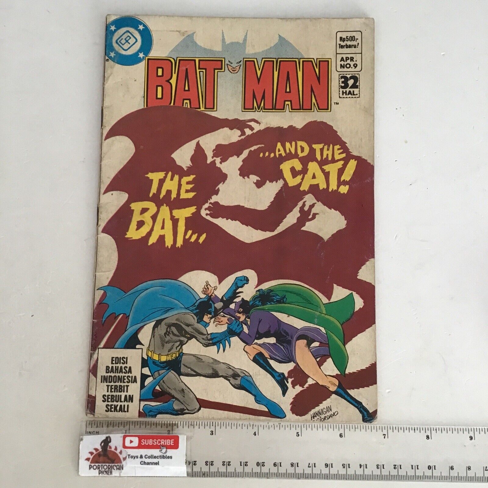 1983 DC COMICS BAHASA INDONESIAN BATMAN #9 CAT WOMAN INDONESIA INTERNACIONAL