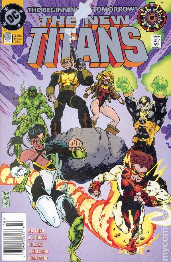 New Teen Titans New Titans #0 FN 1994 Stock Image