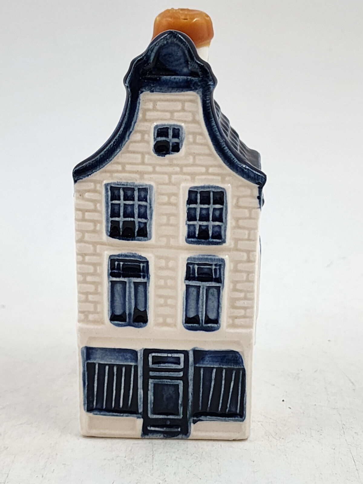 Vtg KLM #30 Blue DELFT House HENKES Distillery Holland Miniature House~Empty