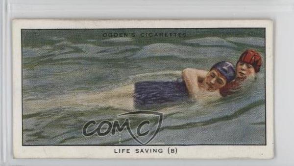 1931 Ogden\'s Swimming Diving and Life-Saving Tobacco #25 uq5