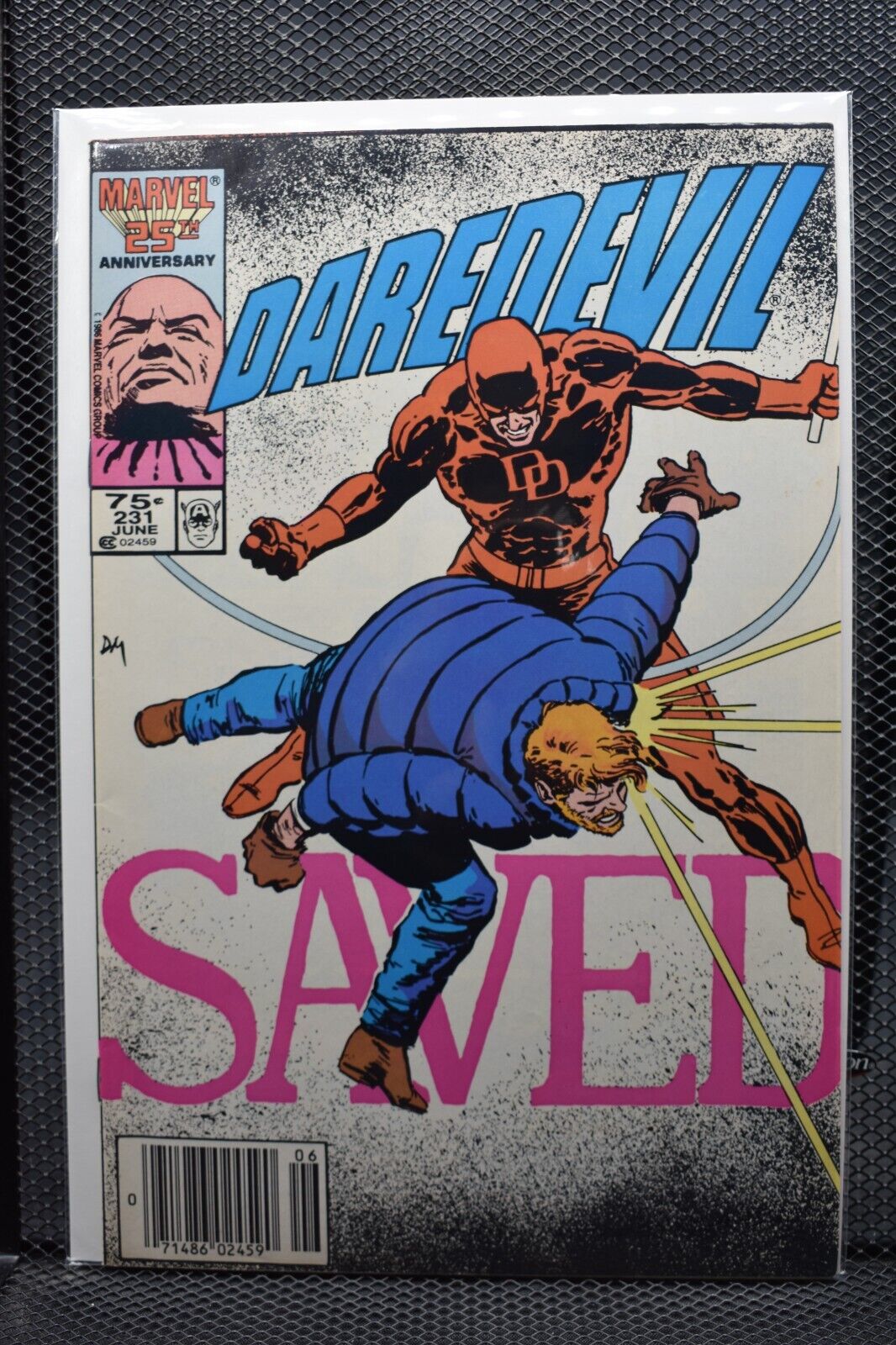 Daredevil #231 Newsstand Marvel Comics 1986 Frank Miller Born Again Kingpin 8.5