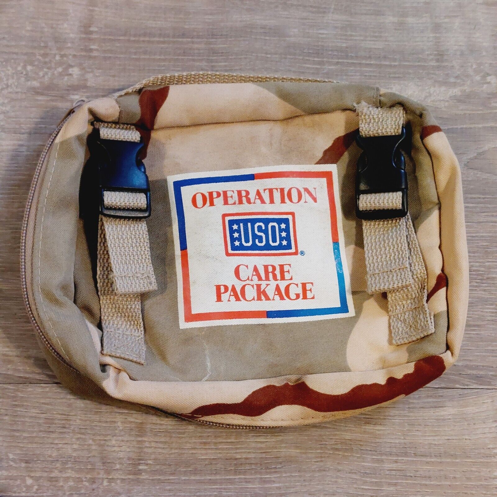 US Military USO Operation Care Package VIntage Empty Bag 