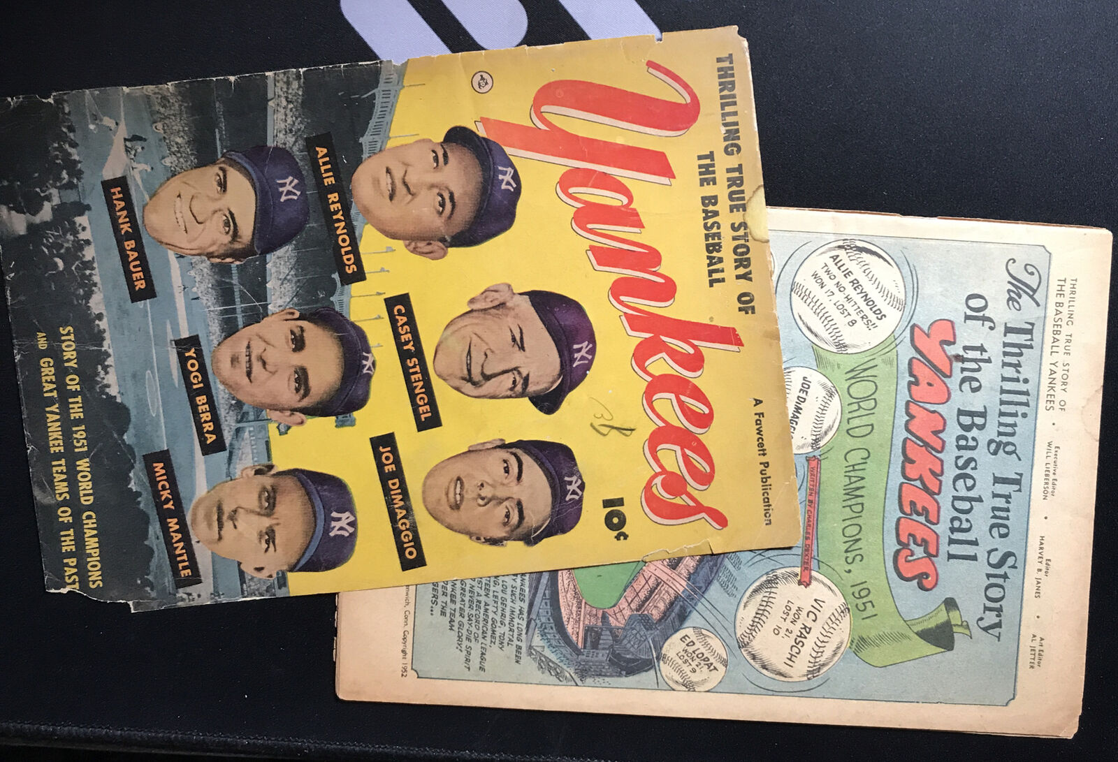 Thrilling True Story Of The Baseball Yankees . Story Of The 1951 World Champions
