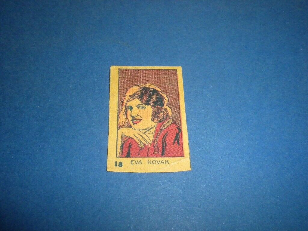 EVA NOVAK #18 - STRIP CARD - W SERIES? - 1920\'s MOVIE ACTRESS