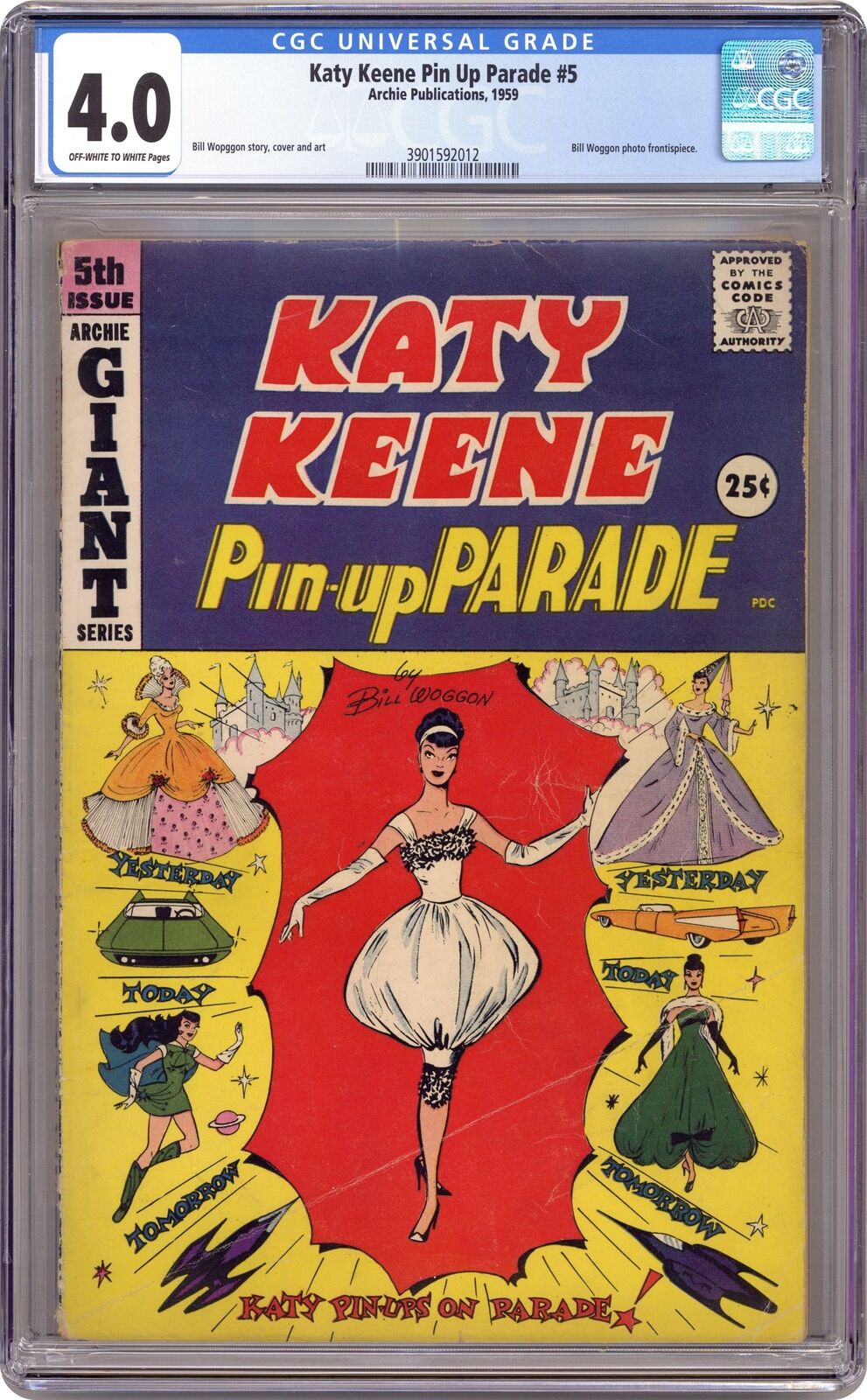 Katy Keene Pinup Parade #5 CGC 4.0 1958 3901592012