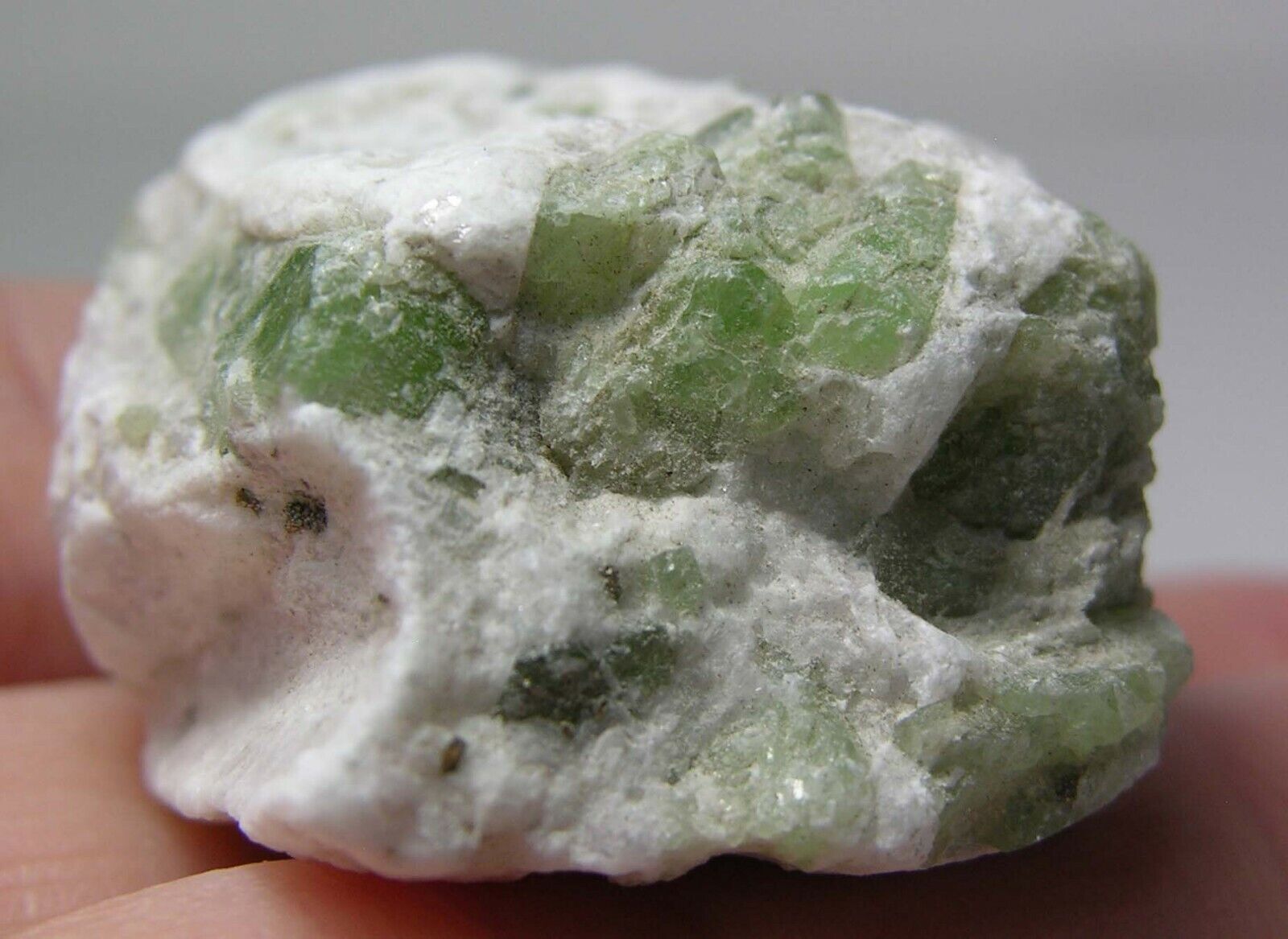 #2 Afghan 136.95ct 100% Natural Green Pargasite in Matrix Specimen 27.35g 35mm