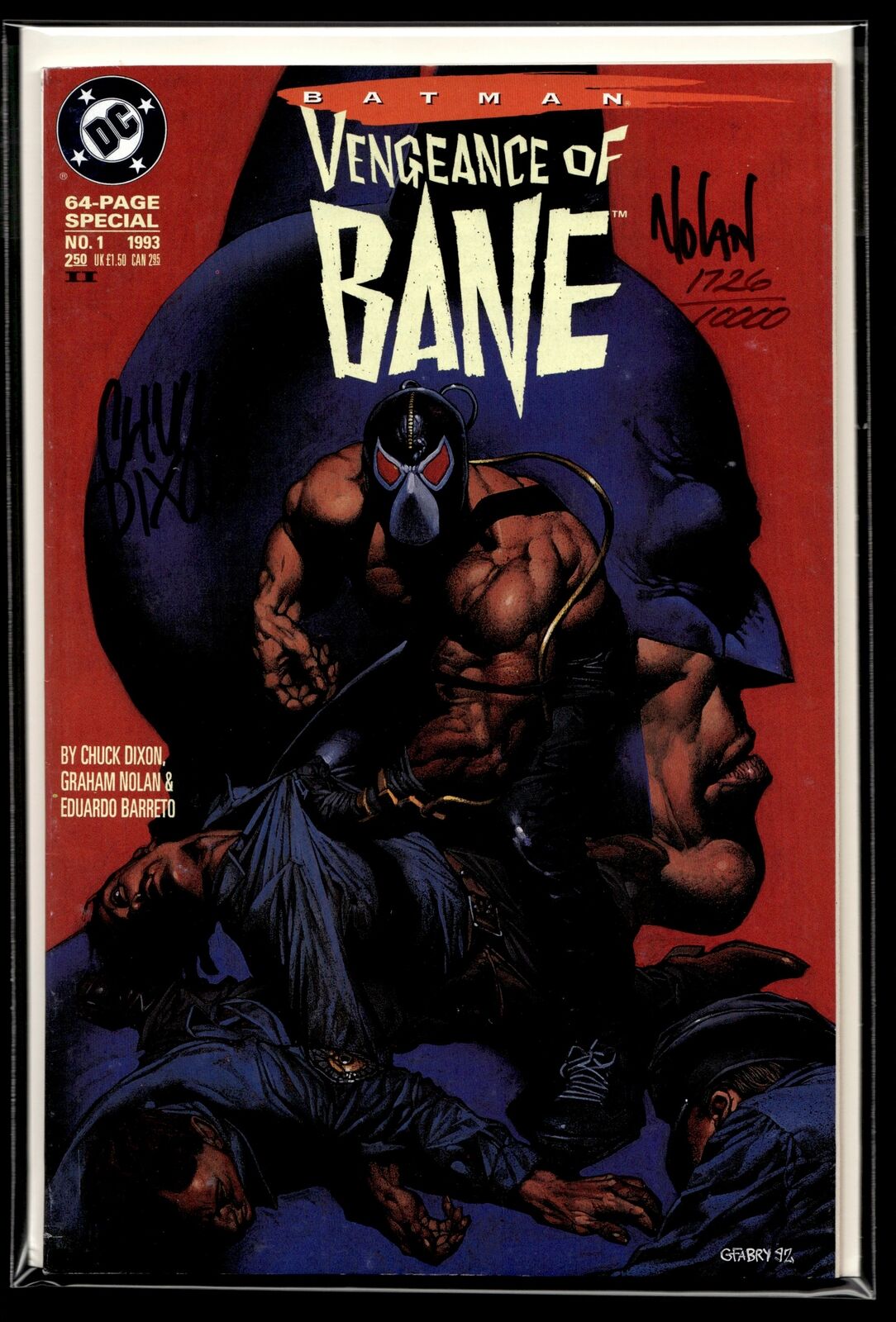 1993 Batman: Vengeance of Bane #1 Dual Signed w/COA DC Comic