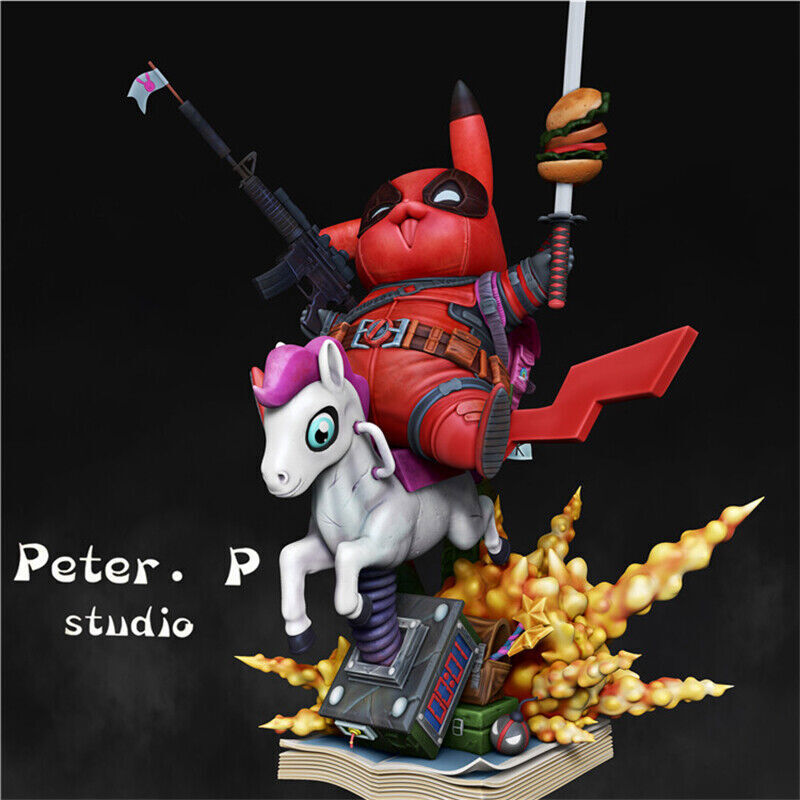 Peter.P studio Marvel Series Deadpool Pikach Painted Model GK New Statue Stock