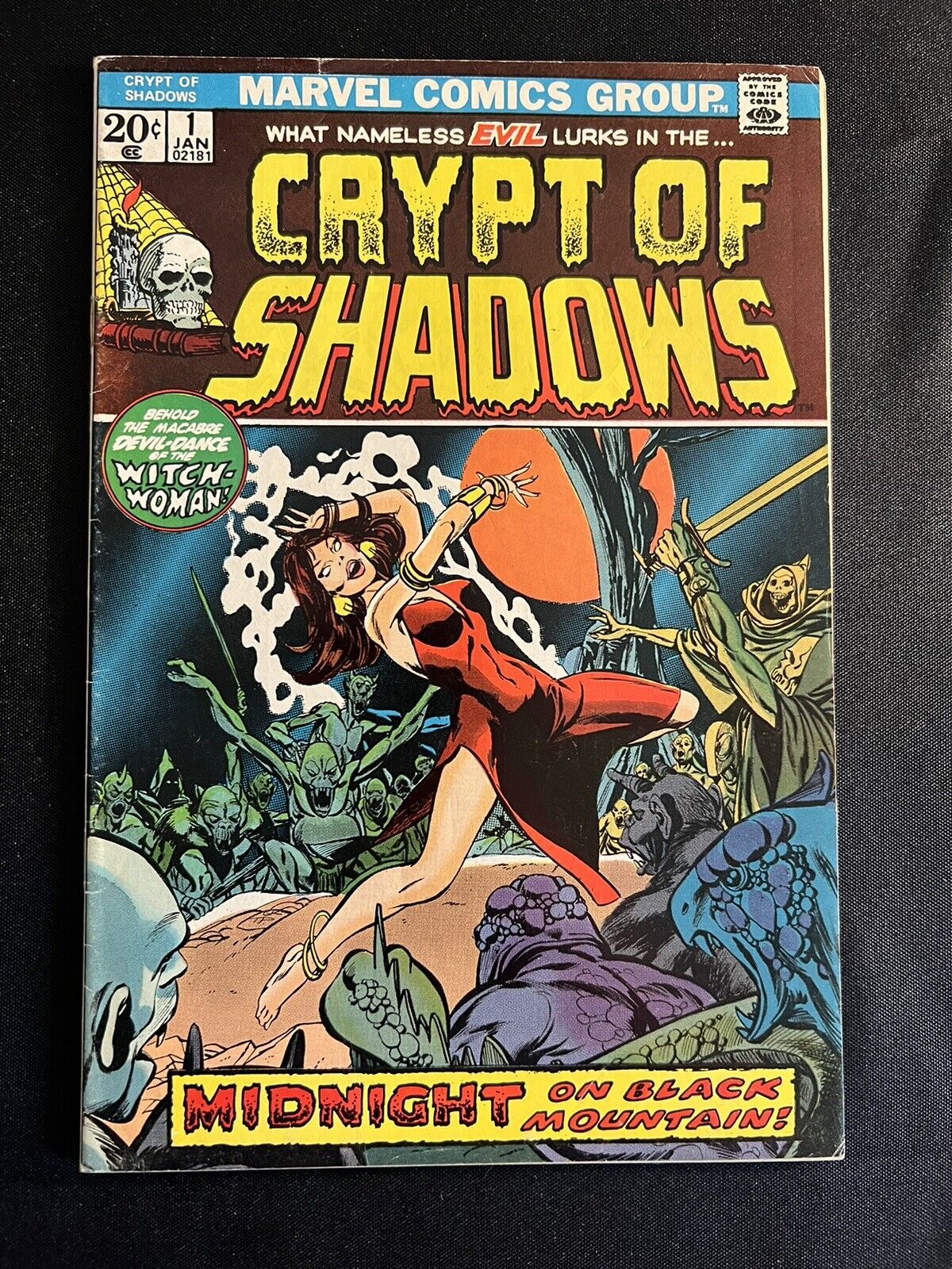 Crypt of Shadows #1 - Marvel Comics 1973 Bronze Age Horror