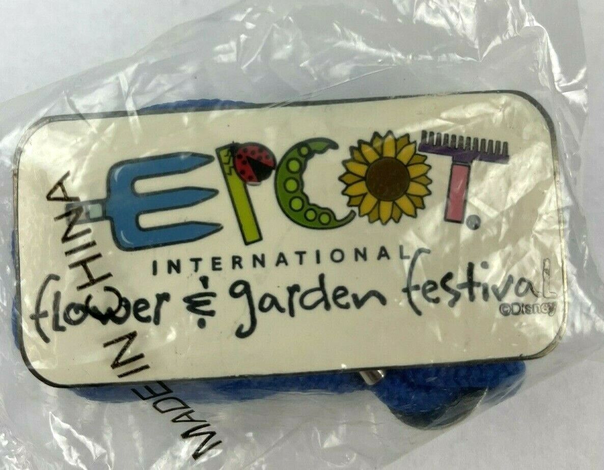 Walt Disney World Cast Lanyard Epcot International Flower And Garden Festival B2