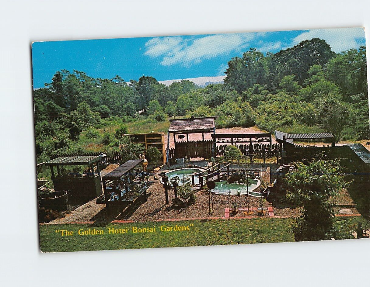 Postcard The Golden Hotel Bonsai Gardens Chester Connecticut USA