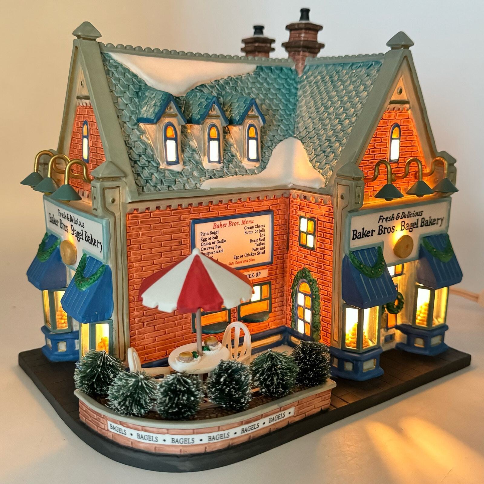 Department 56 Christmas In The City Baker Bros Bagel Village Bakery Brothers CIC
