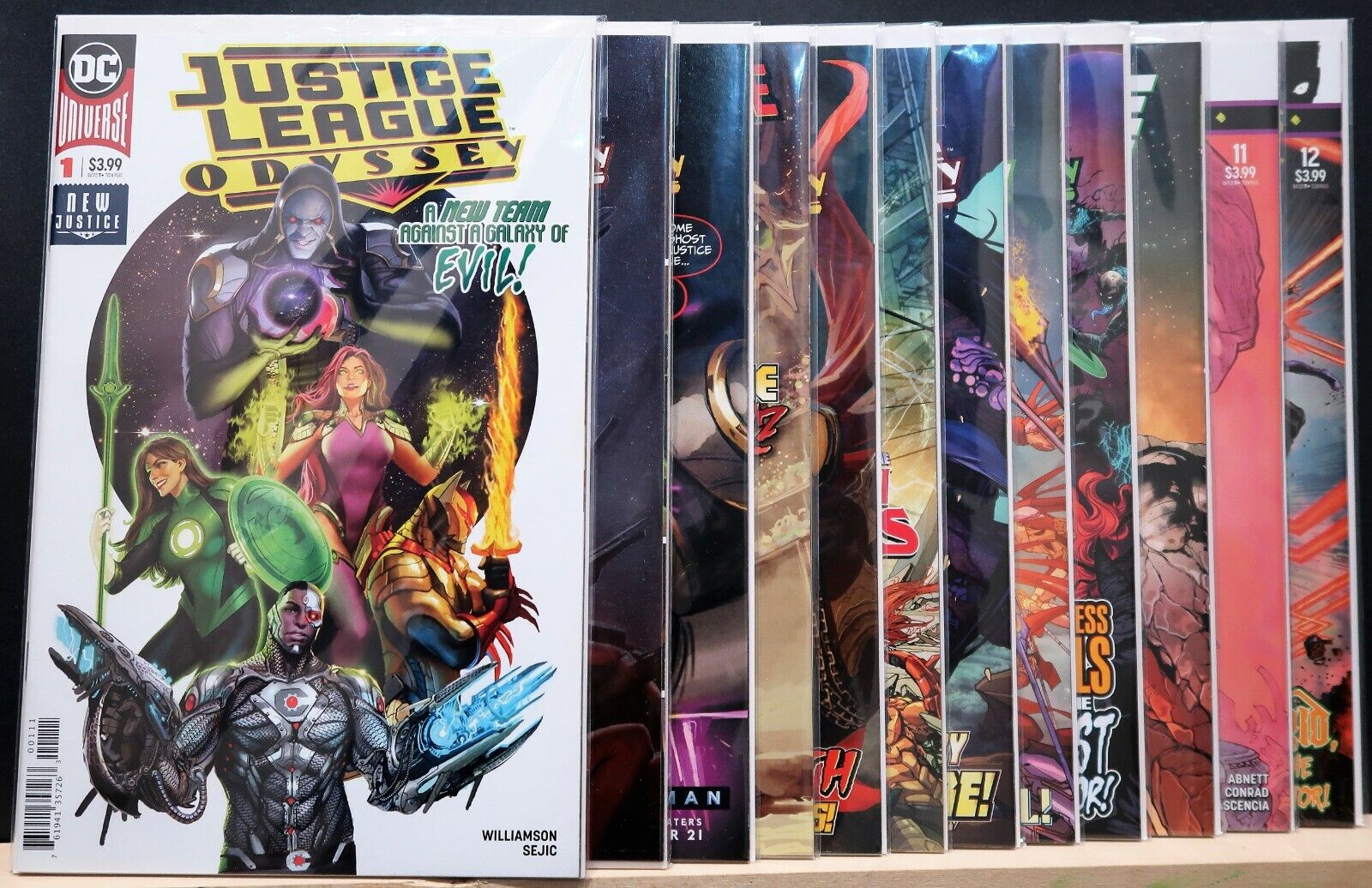 Justice League Odyssey 1-12 (DC Comics 2018) w/ Variants, Williamson, Sejic