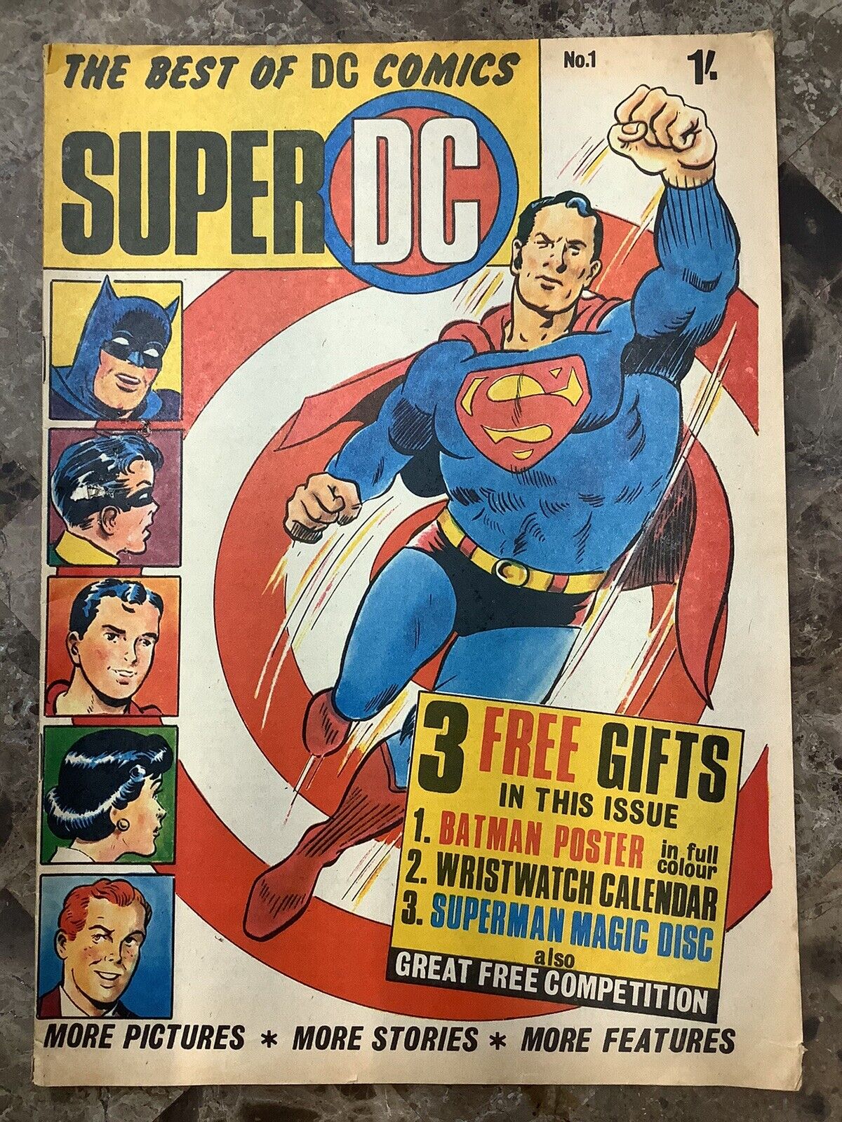 The Best Of DC Super DC 1 National Periodical 1969 Comic Magazine