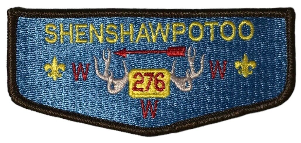 Shenshawpotoo Lodge 276 Shenandoah Area Council VA Flap BRN Bdr (YX2679)