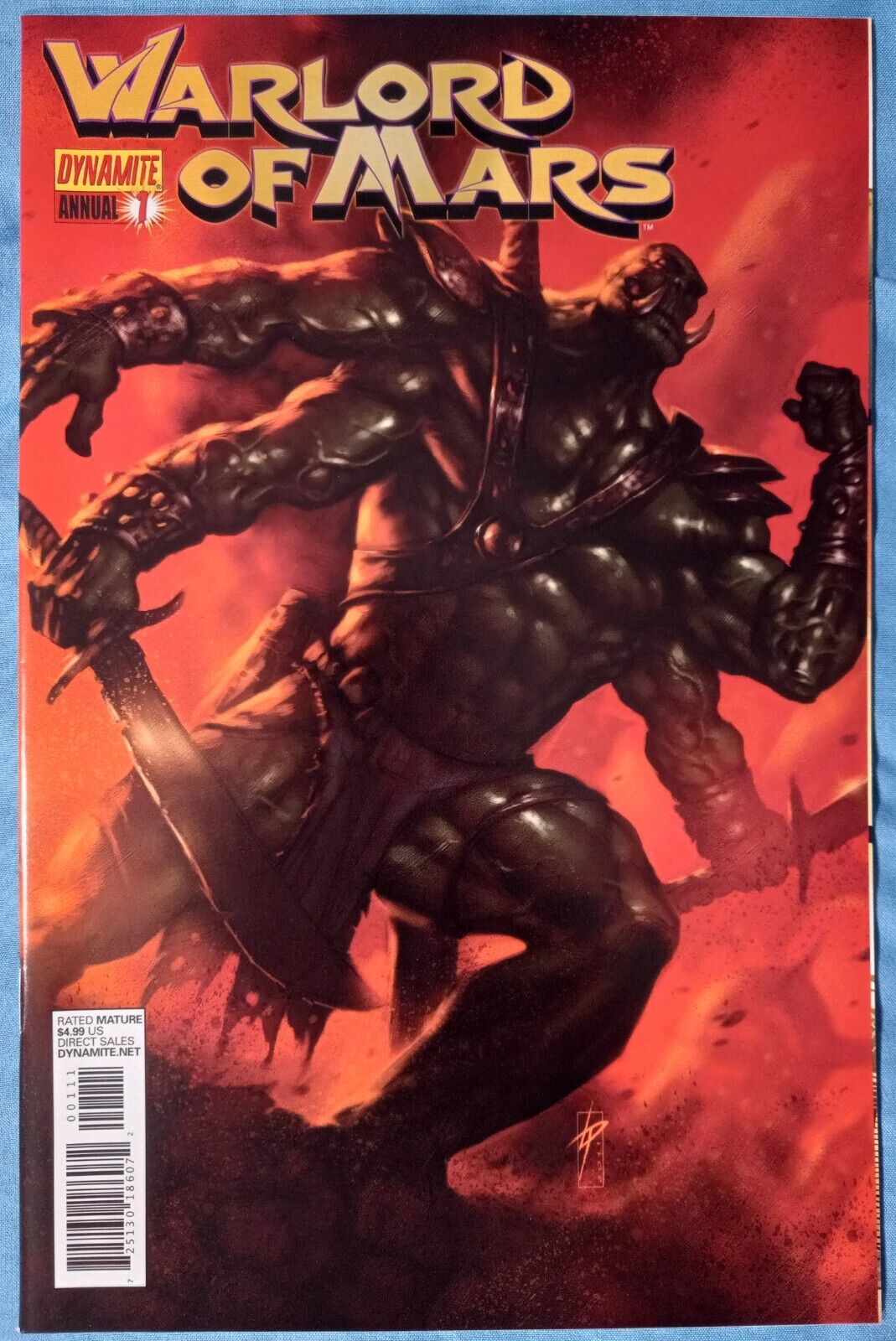 Warlord of Mars (2010) Annual #1 High Grade NM Cover by Lucio Parrillo