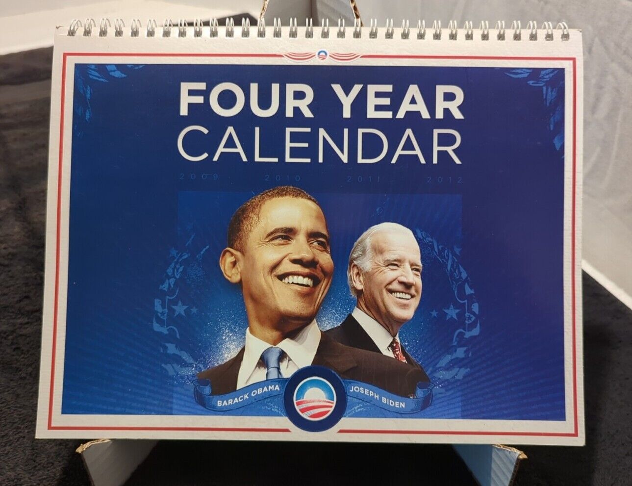 Obama Biden ~ 4 Year Calendar ~ 2009 Through 2012 ~ Historical Political Piece 
