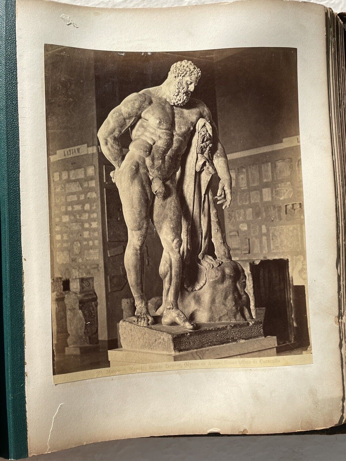 Ercole Farnese Napoli Museum Albumen, Museum Photos Archeological Museum (2)