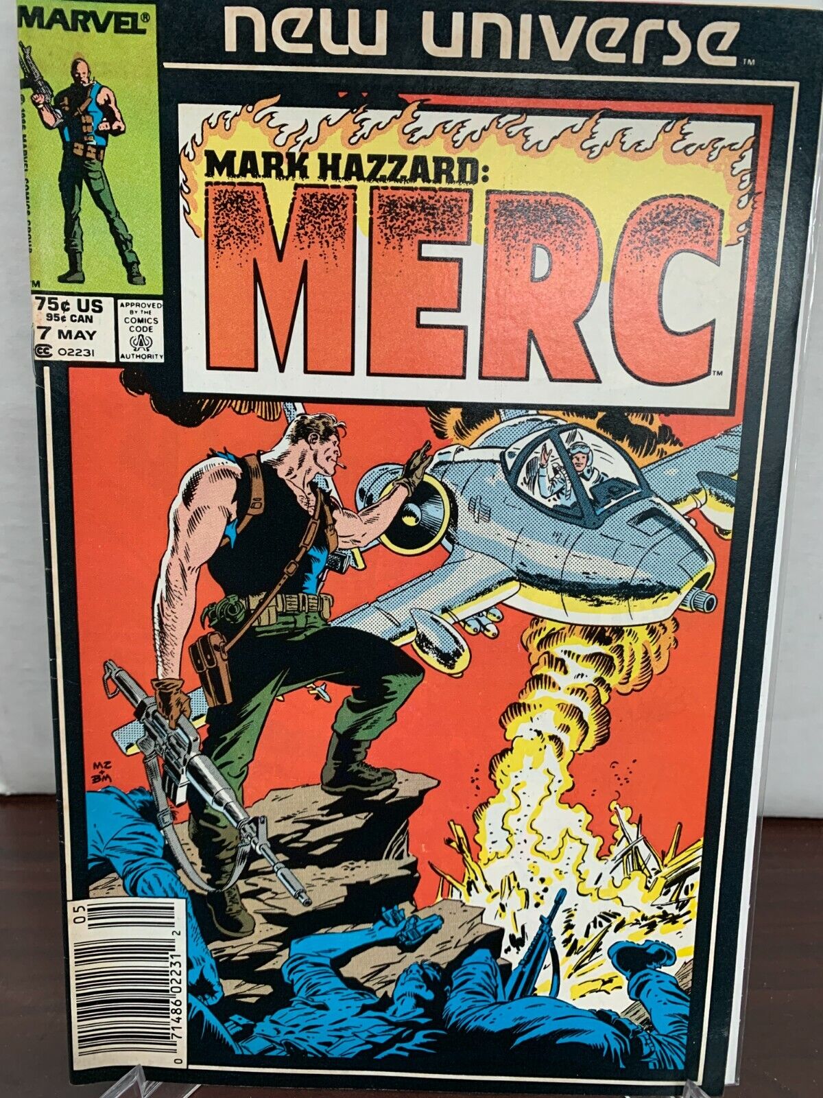 Mark Hazard: Merc #7 1987, Marvel 