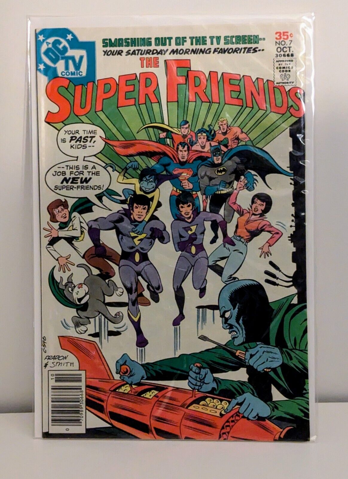 Super Friends #7 - 1977 DC Comics - 1st Wonder Twins