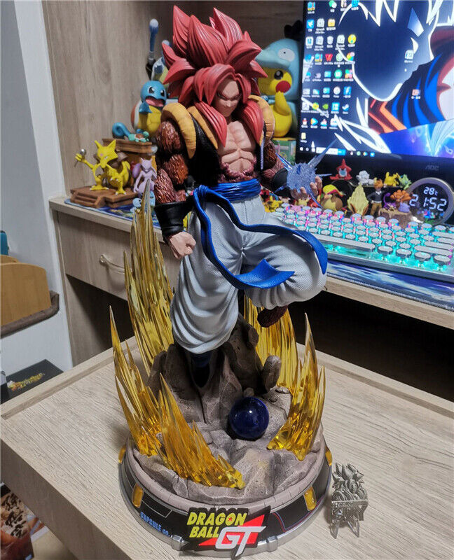 Gogeta Statue Resin Sky Top Studio Dragon Ball Z Super Saiyan 4 43cm