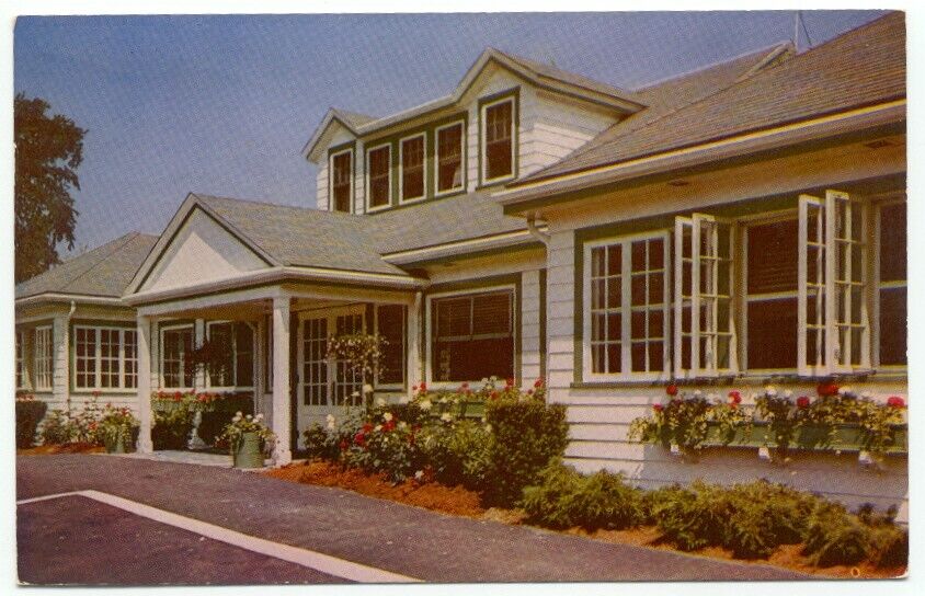 North Plymouth MA Leland\'s Restaurant c.1955 Postcard Massachusetts