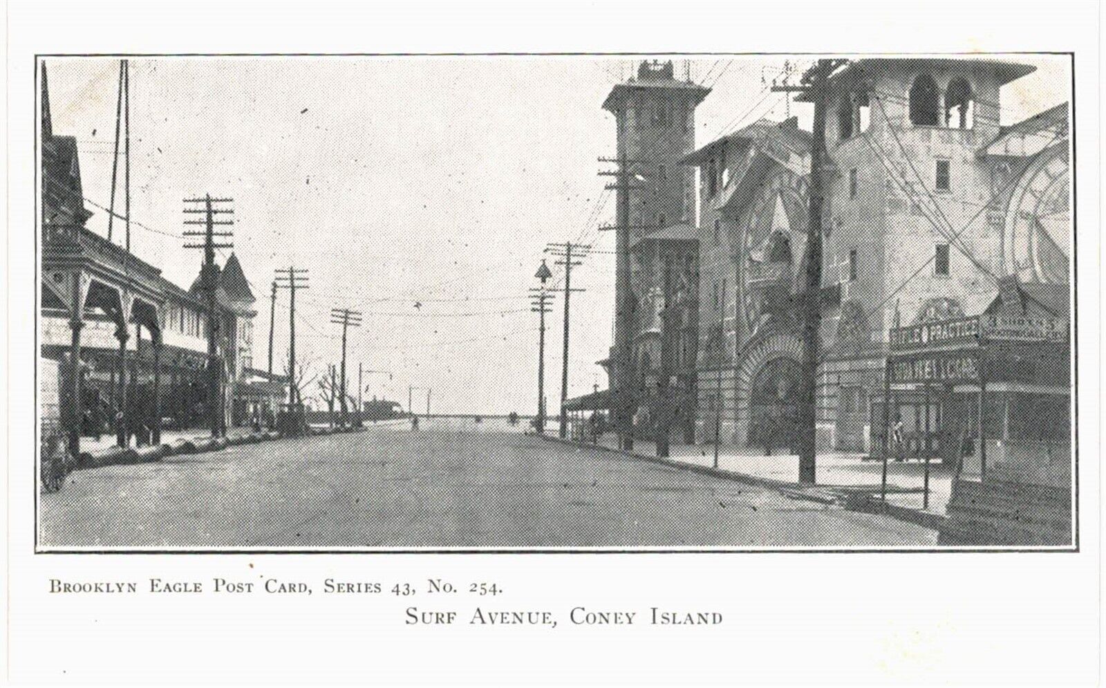 Brooklyn Eagle Surf Avenue Coney Island UNUSED 1905 NYC 