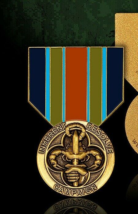 OIR OPERATION INHERENT RESOLVE CAMPAIGN LAPEL PIN