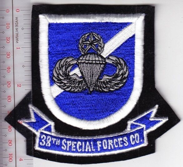 Green Beret US Army 38th Special Forces Company Airborne Master Parachutist Wing