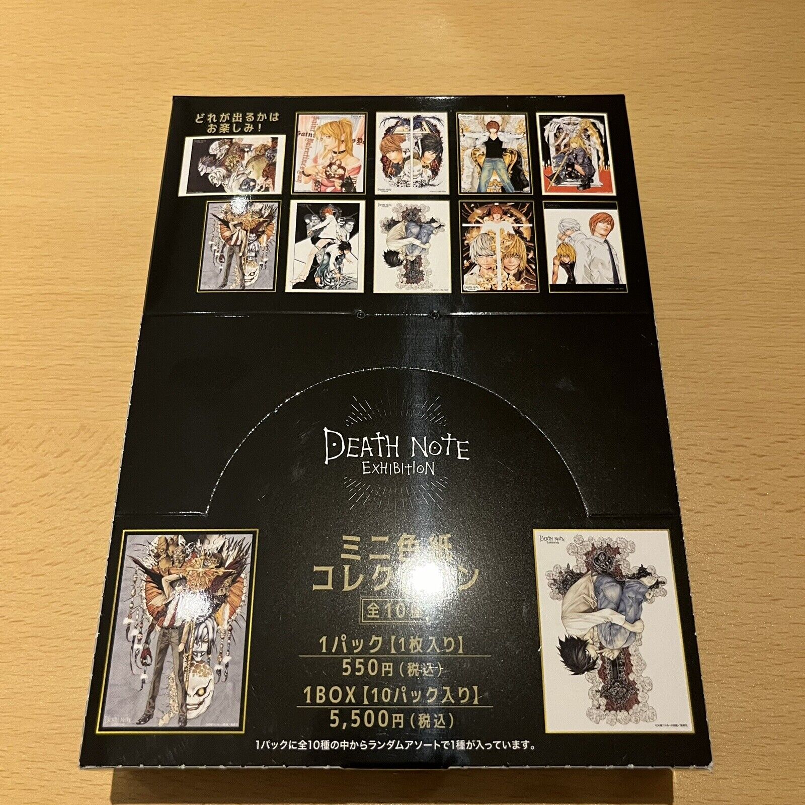 Death Note Exhibition 2024 Shikishi Complete 10 Art Set Vol 1 Box USA SELLER