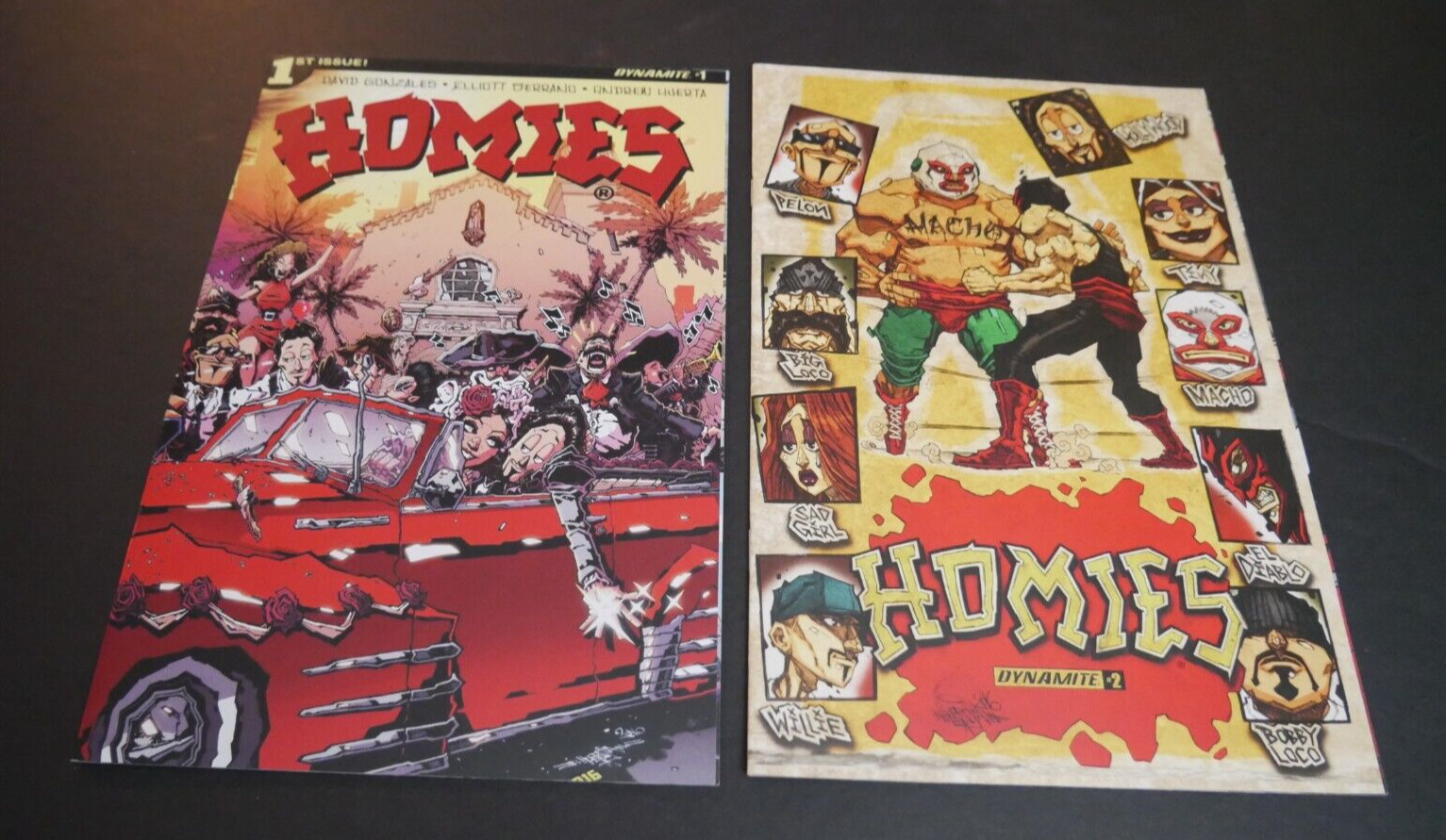 Homies #1 and #2 (2016 Dynamite Series) High Grade Comics