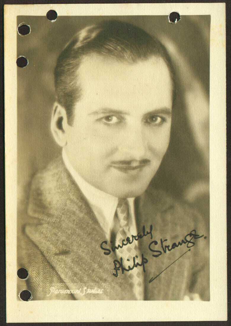 Philip Strange film actor 1930s 5x7 1894-1981