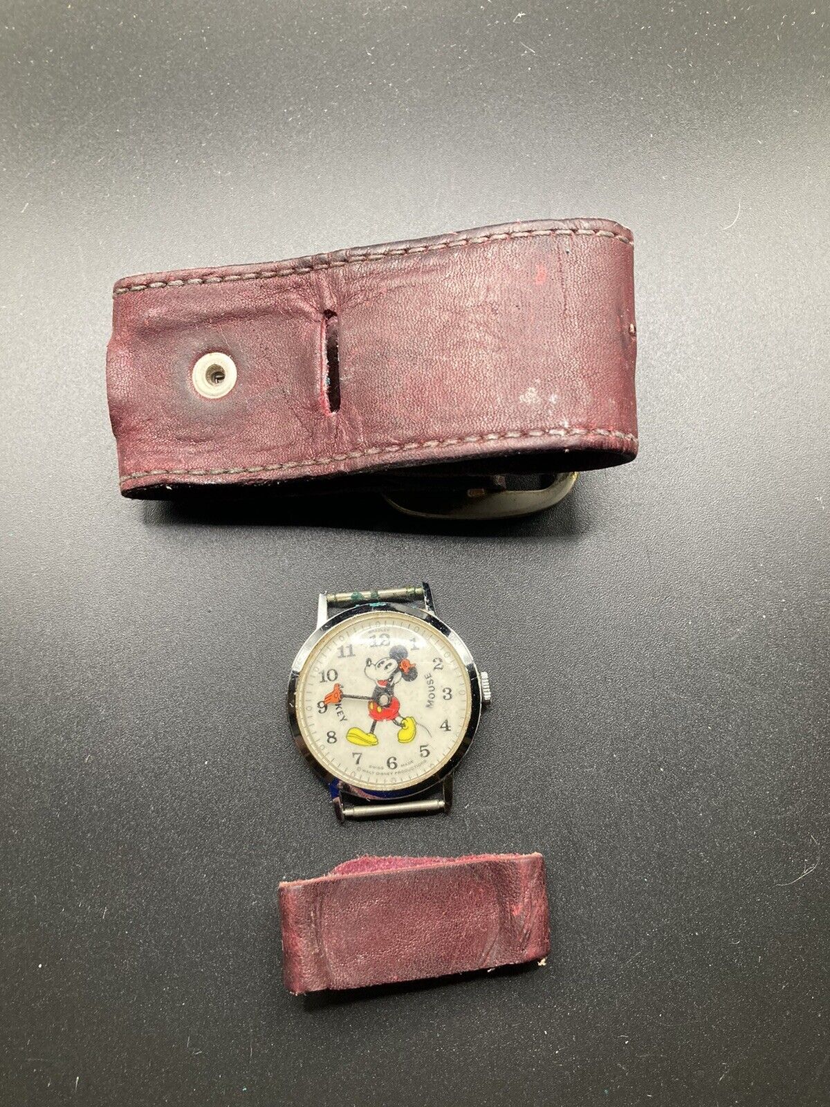 Vintage 1970 Mickey Mouse Watch ‘Swiss Made, Walt Disney