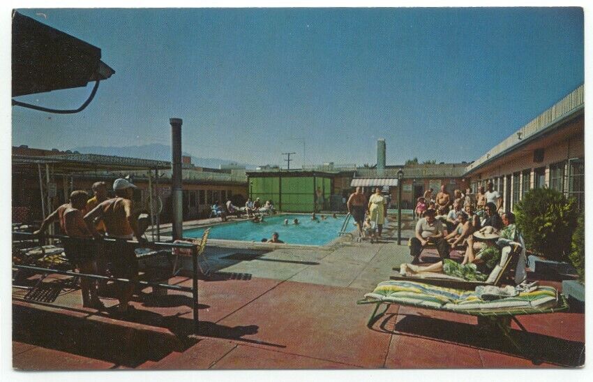 Desert Hot Springs CA Tropical Palms Spa Motel Postcard California