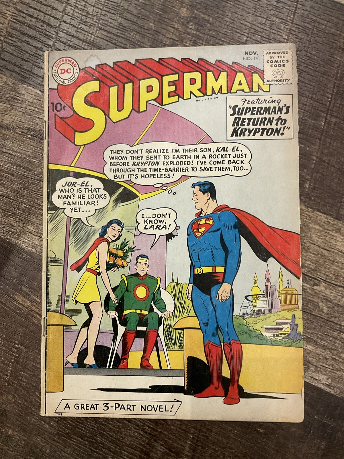 Superman #141  VINTAGE DC Comic KEY Origin Retold, 1st Lyla Lerrol App