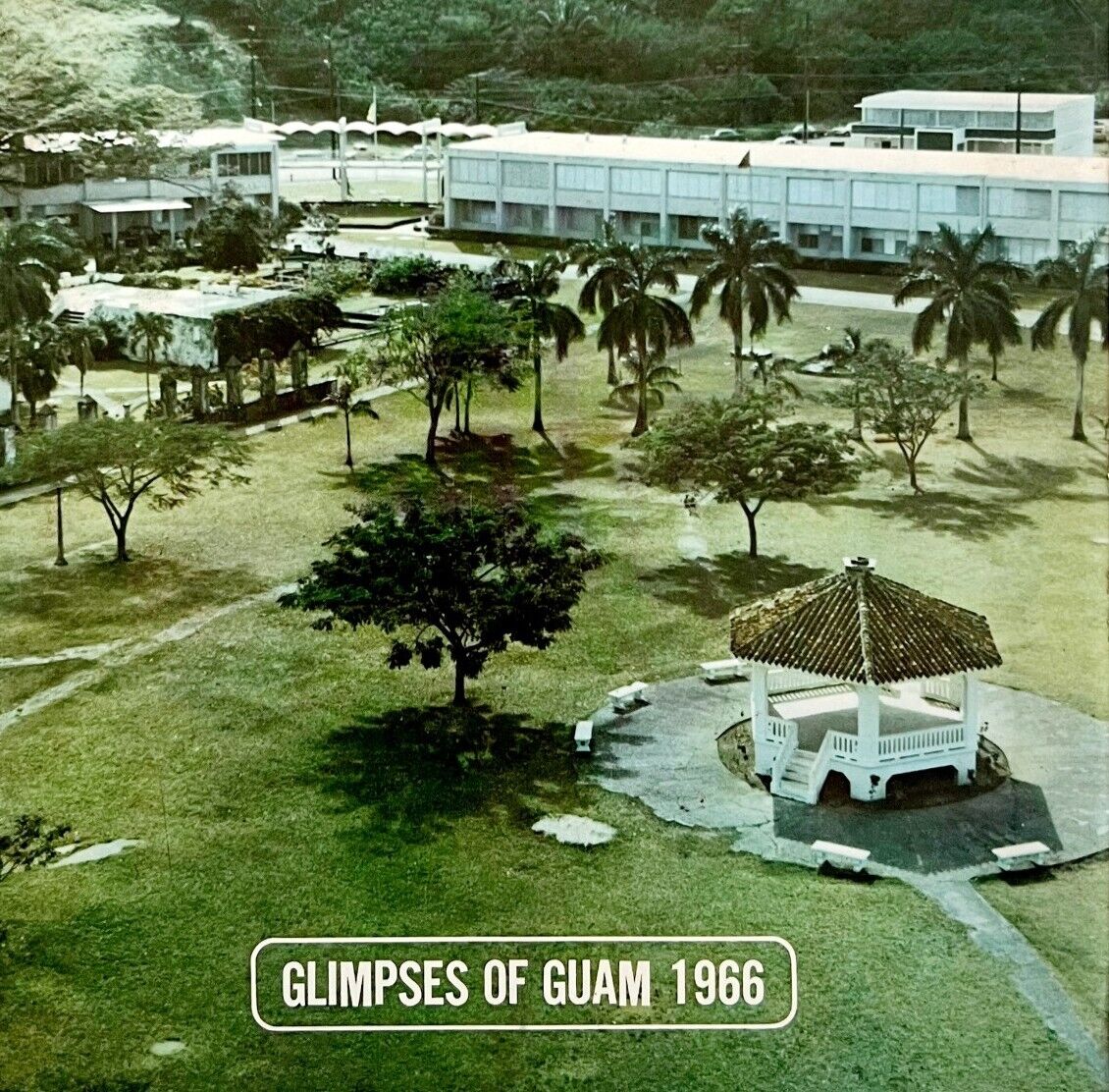 Glimpses Of Guam Navy Relief Fund 1966 PB Book w/ Map Military Outpost DWKK18