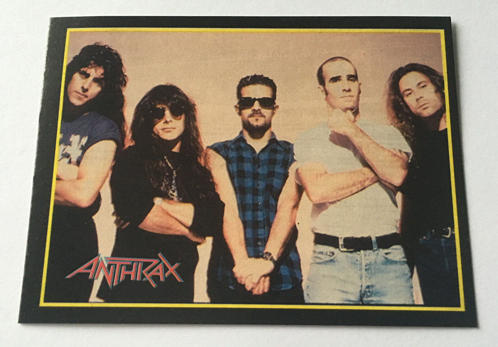 Anthrax 1994 Argentina International Rock Cards Licensed Rare Scott Ian