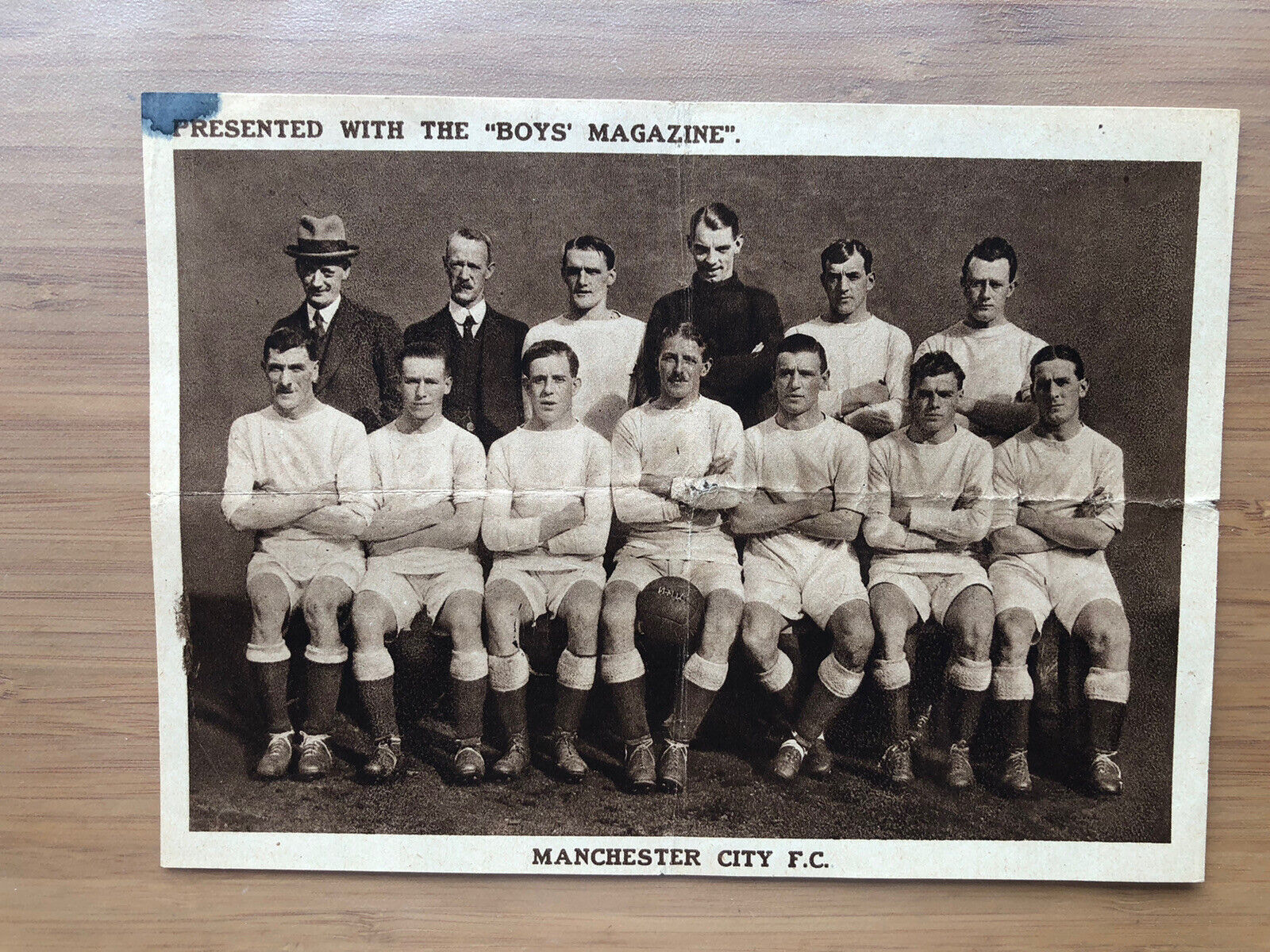 Boys\' Magazine - \'Football Teams (1925) - Manchester City - Inc Billy Meredith