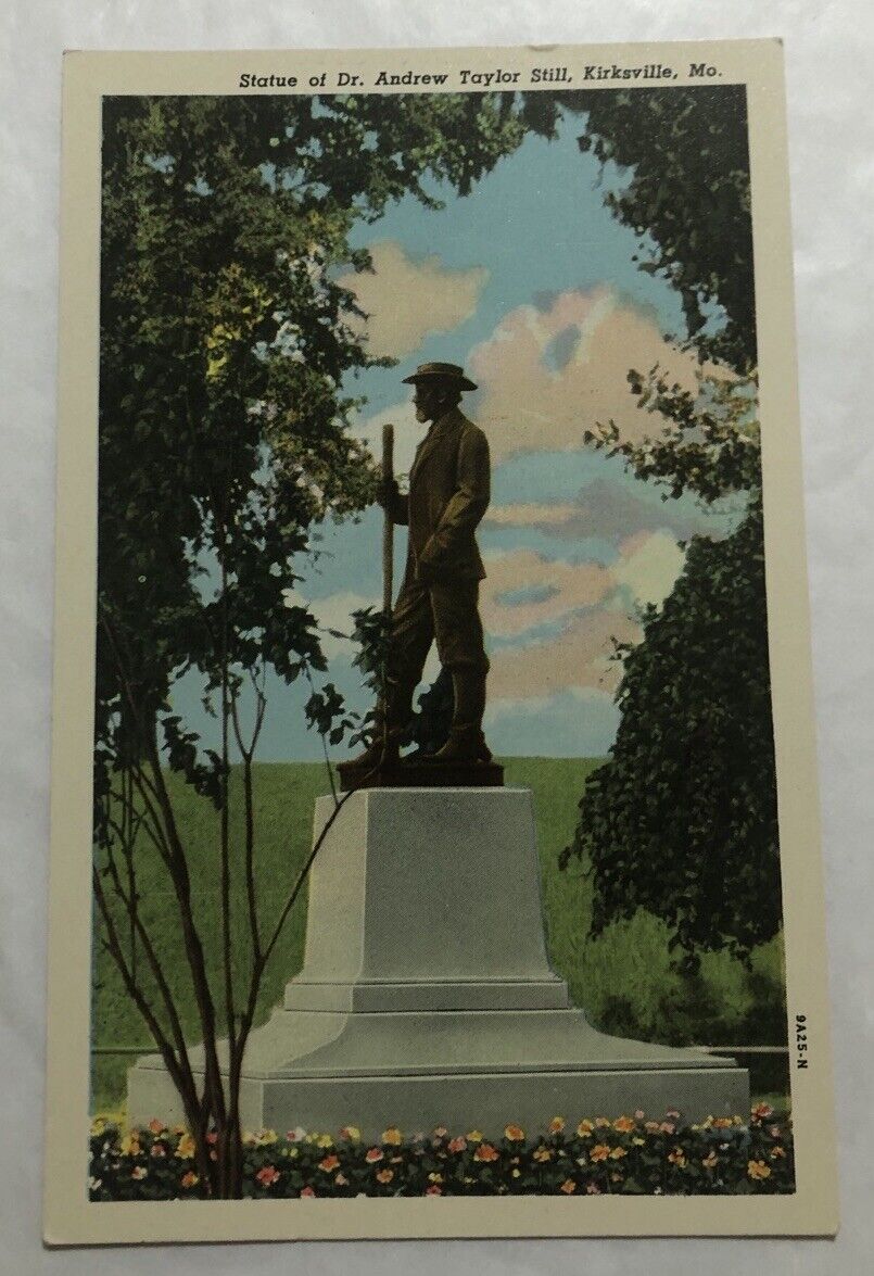 Statue Of Dr. Andrew Taylor Still, Kirksville, Mo. Postcard (B2)