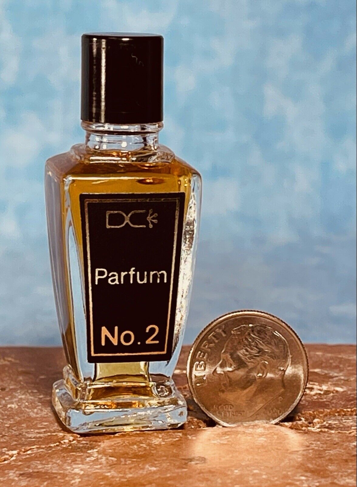 Vintage DC No. 2 Perfume Mini .17oz/5ml Pure Parfum IMPORTED COLLECTIBLE