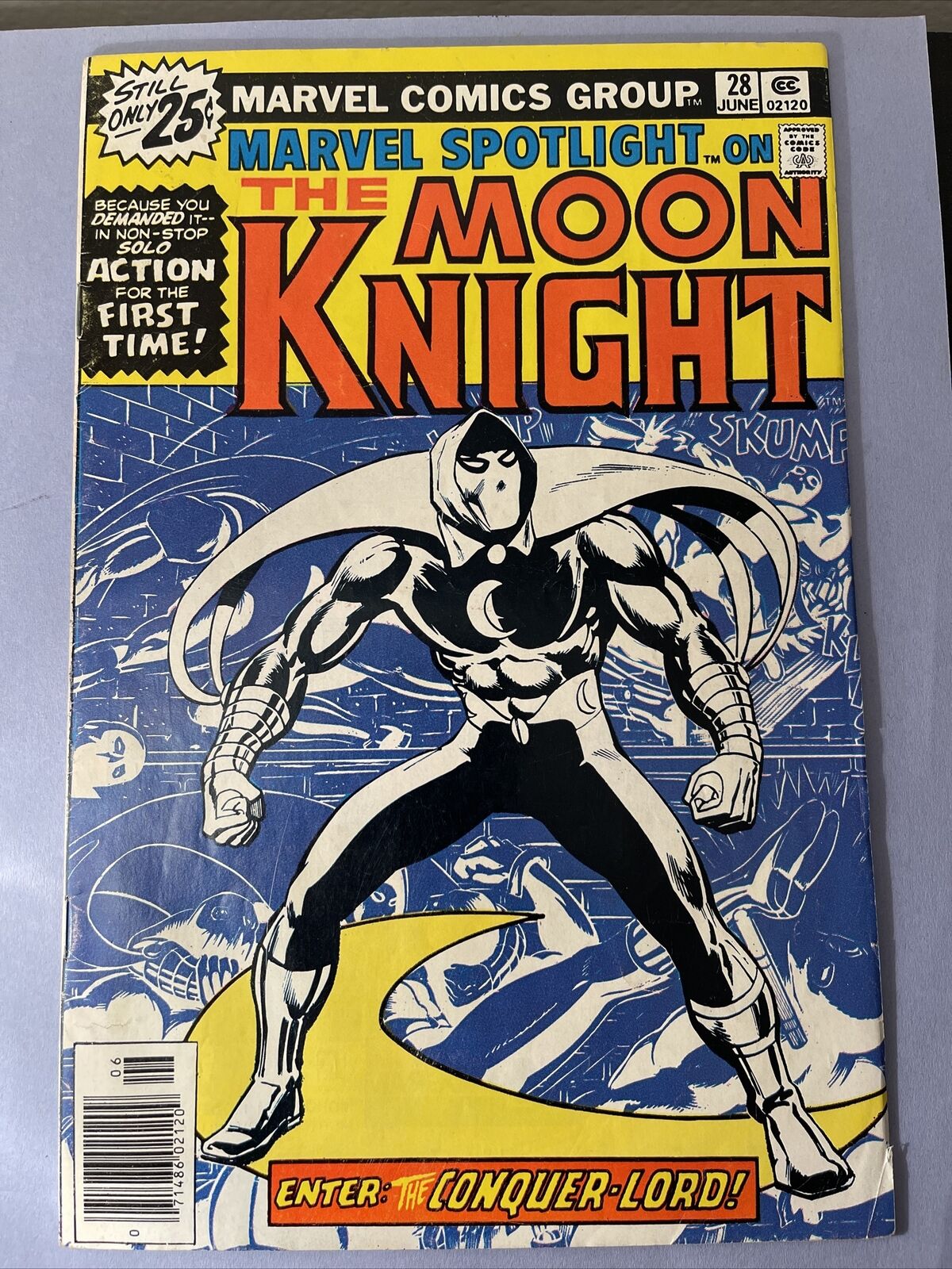 Marvel Spotlight #28 Comics Book 1976 1st Solo Moon Knight Low Grade