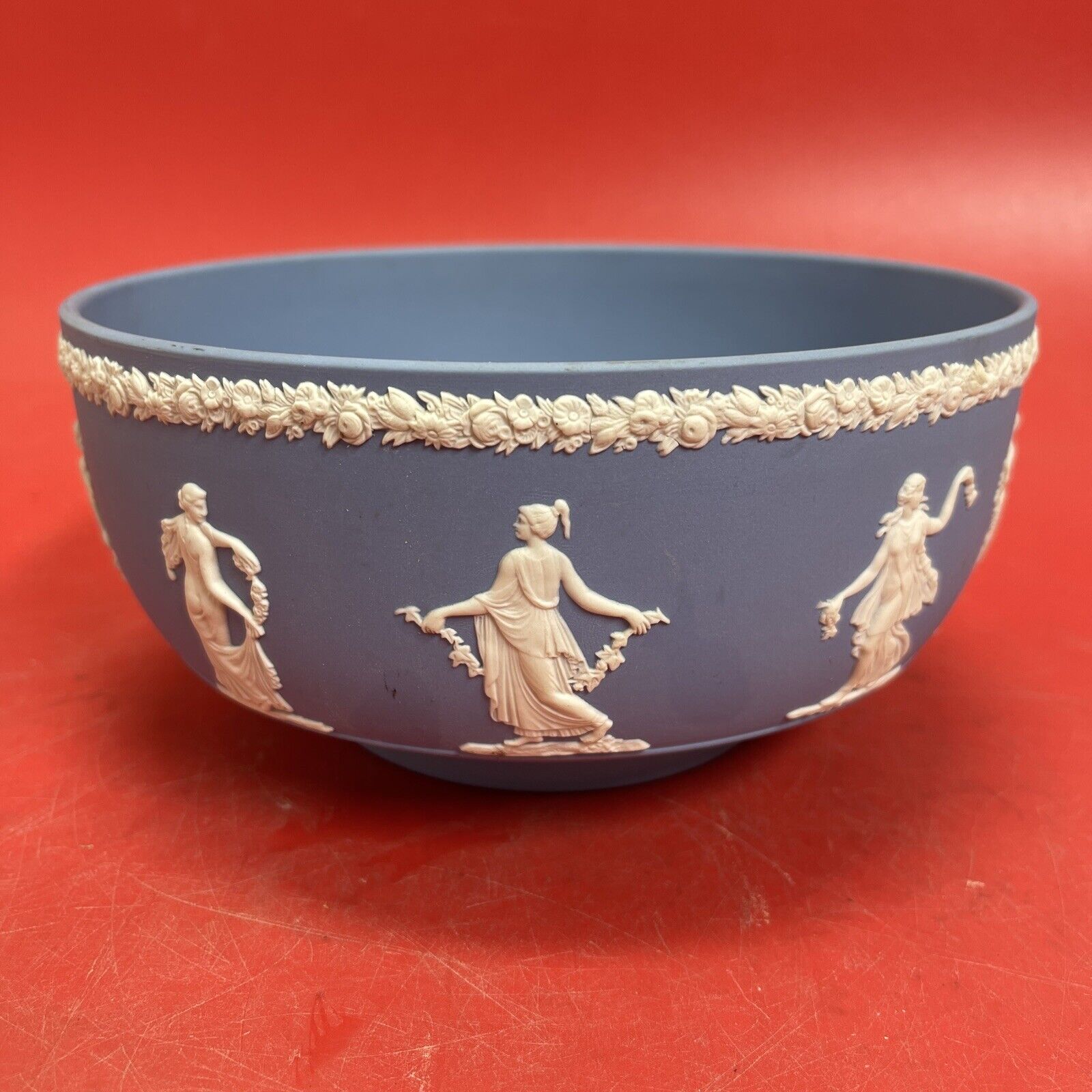 Wedgwood Collectors Society Blue Jasperware Bowl