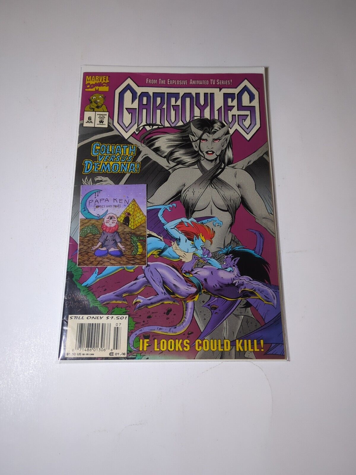 Marvel (1995 First Series) Gargoyles #6 Rare & HTF Disney Afternoon