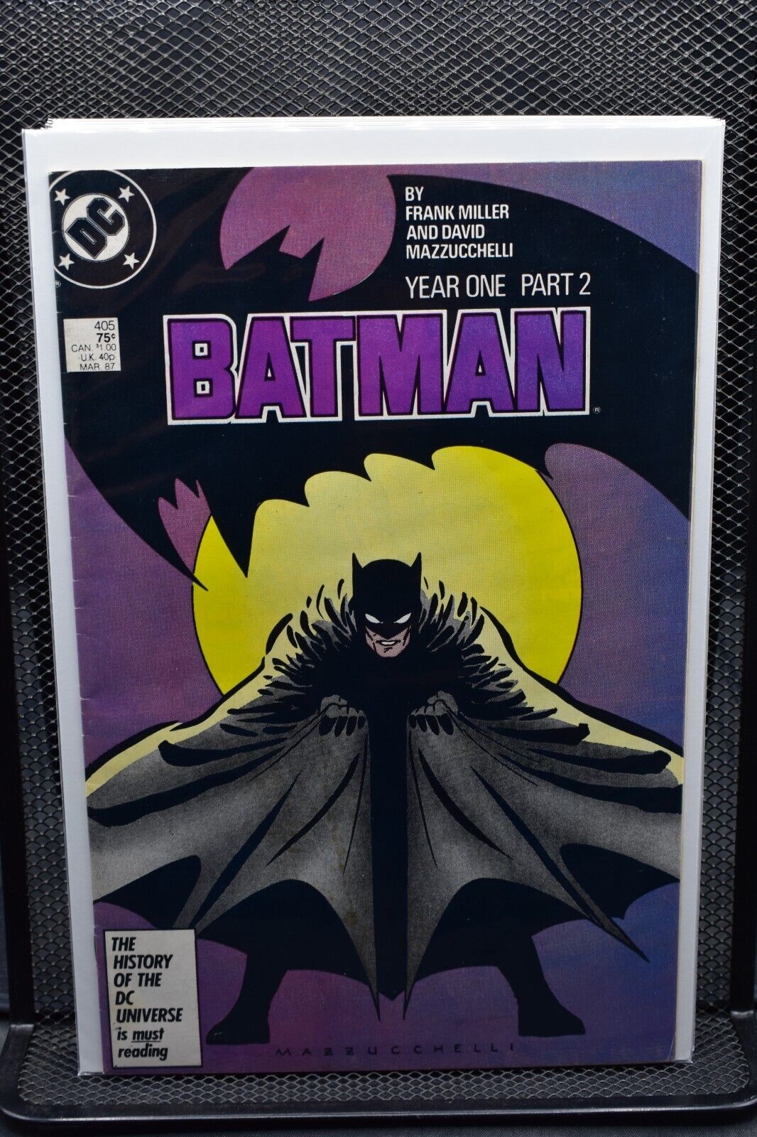 Batman #405 Direct DC Comics 1987 Frank Miller Year One Part 2 Gotham City 7.0