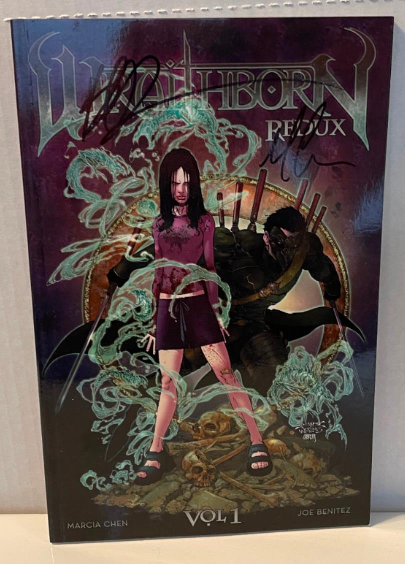 Wraithborn 1 : Redux Autographed by Marcia Chen + 1 More Auto Signed