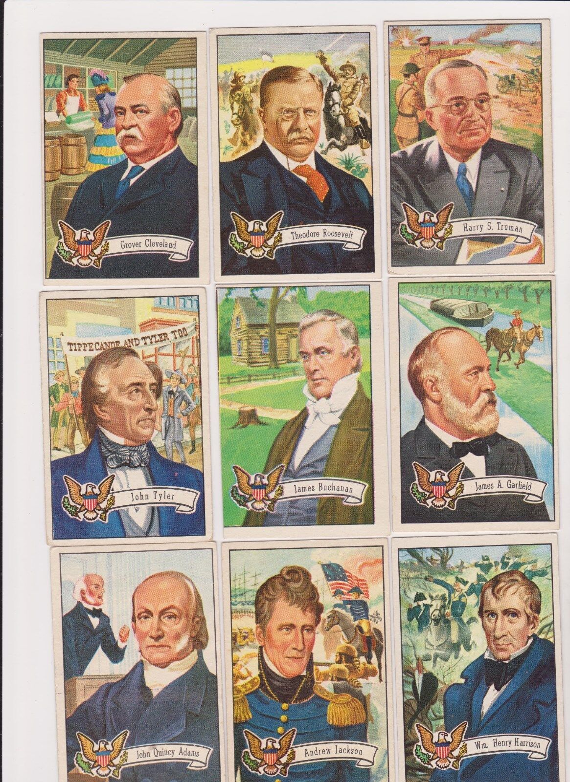 SET BREAK 1956 Topps U.S. Presidents PICK ONE /MULTIPLE CARDS NICE No Creases  
