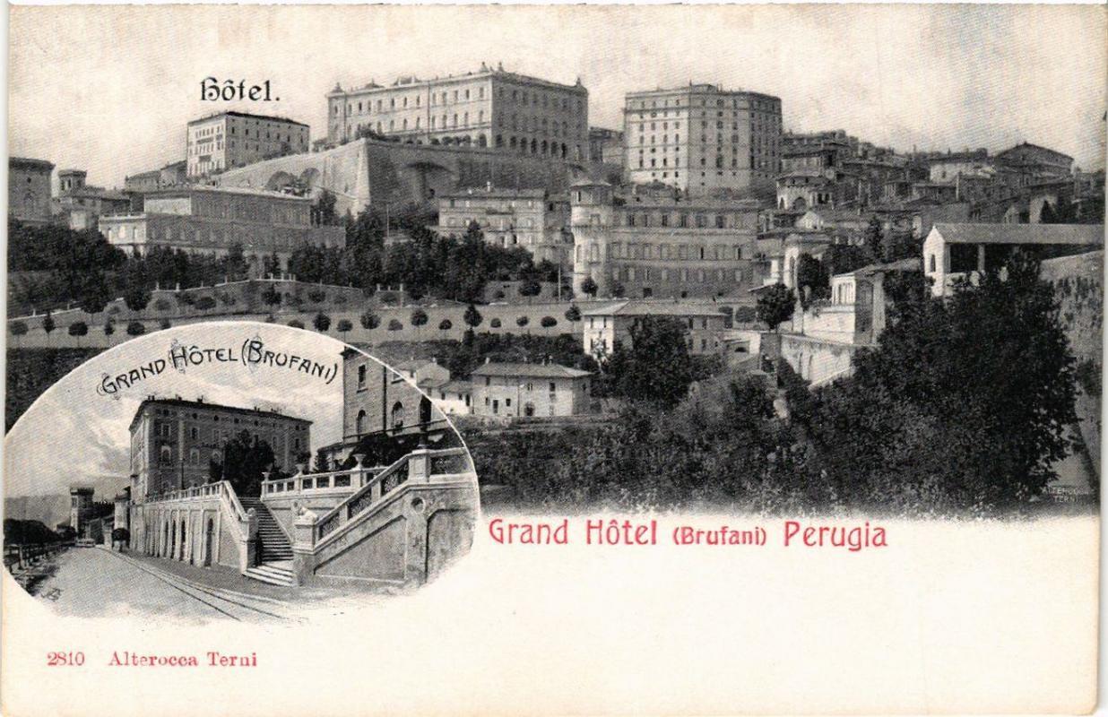 CPA AK PERUGIA Grand Hotel Brufani ITALY (547148)