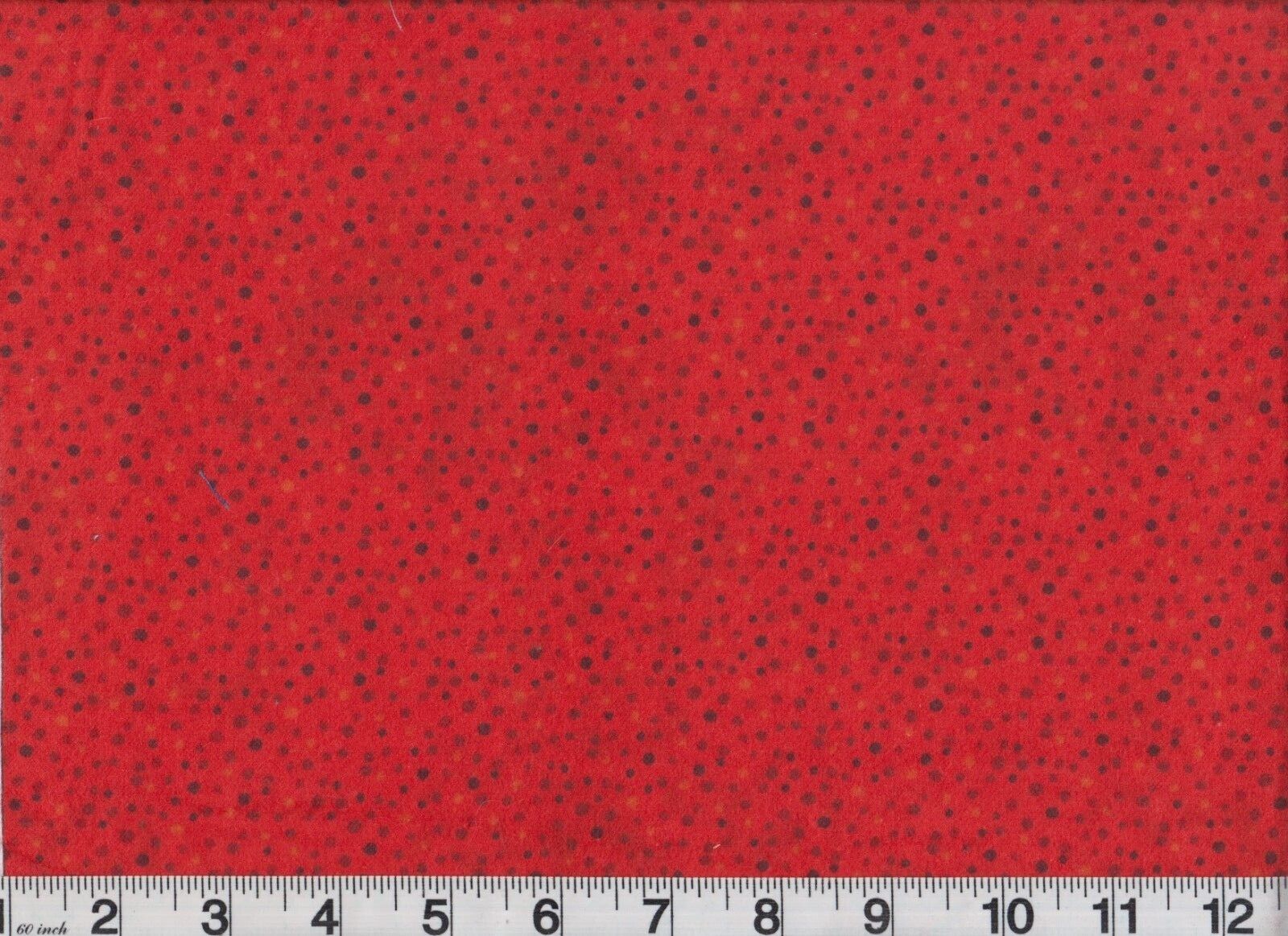 Essentials Flannel Fabric Polka Dots on Red OOP Premium Cotton
